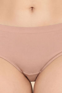 Zivame Full Coverage Medium Rise Hipster Panty (Pack of 3) - Roebuck — thumbnail 5